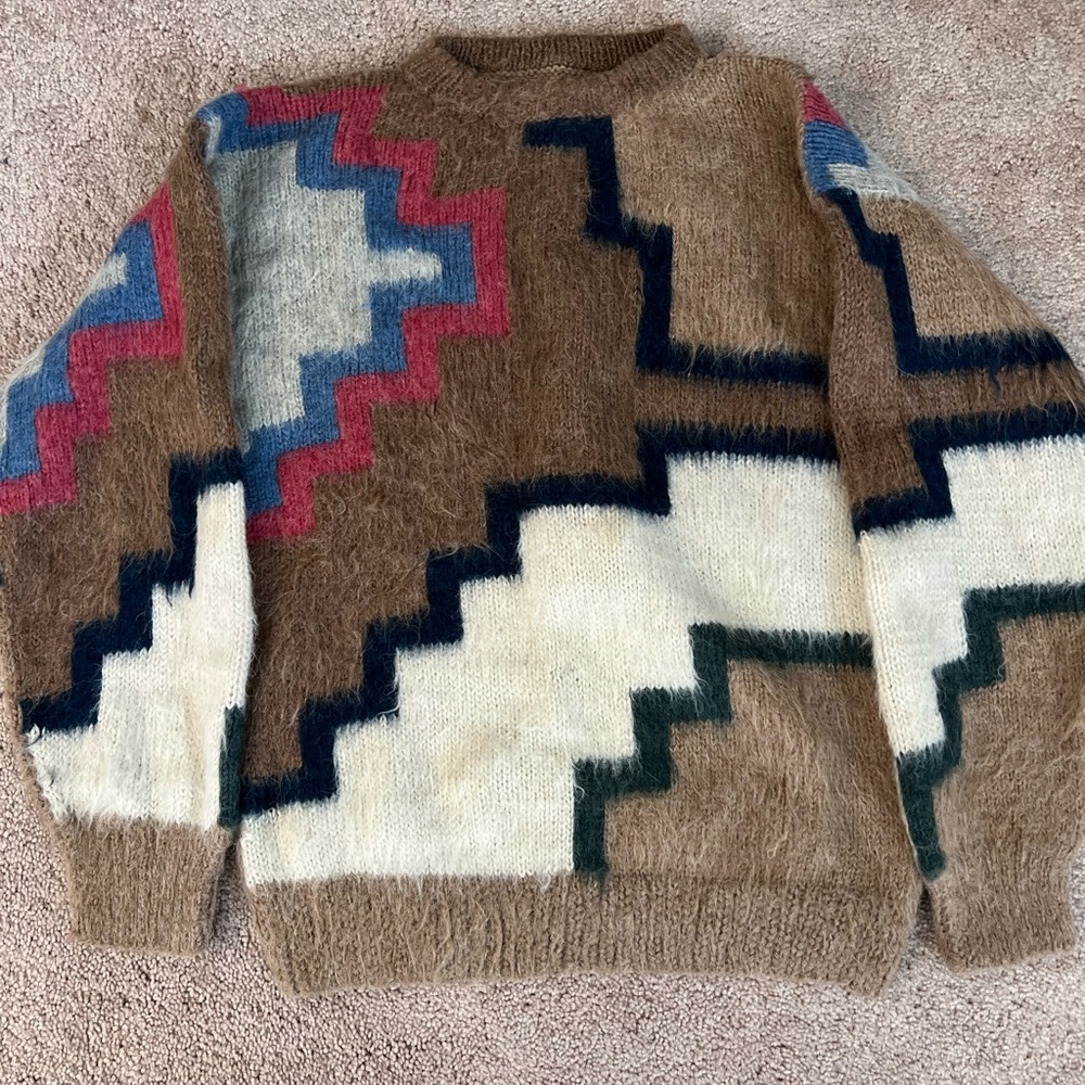 Vintage Aztec Sweater